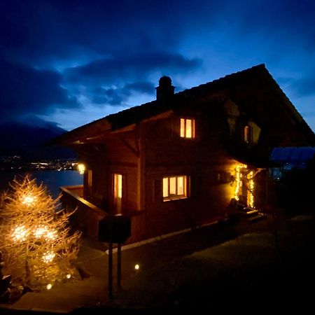 Chalet Egglen "Typical Swiss House, Best Views, Private Jacuzzi" Зигрисвил Екстериор снимка