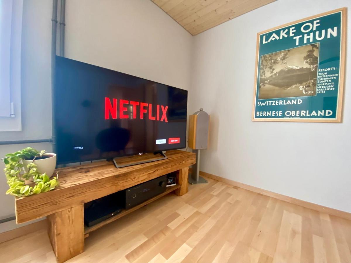Chalet Egglen "Typical Swiss House, Best Views, Private Jacuzzi" Зигрисвил Екстериор снимка