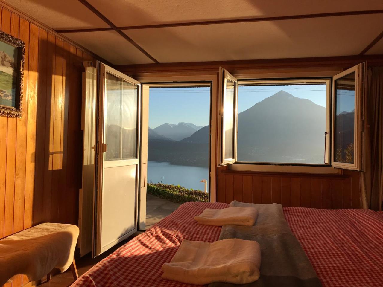 Chalet Egglen "Typical Swiss House, Best Views, Private Jacuzzi" Зигрисвил Екстериор снимка