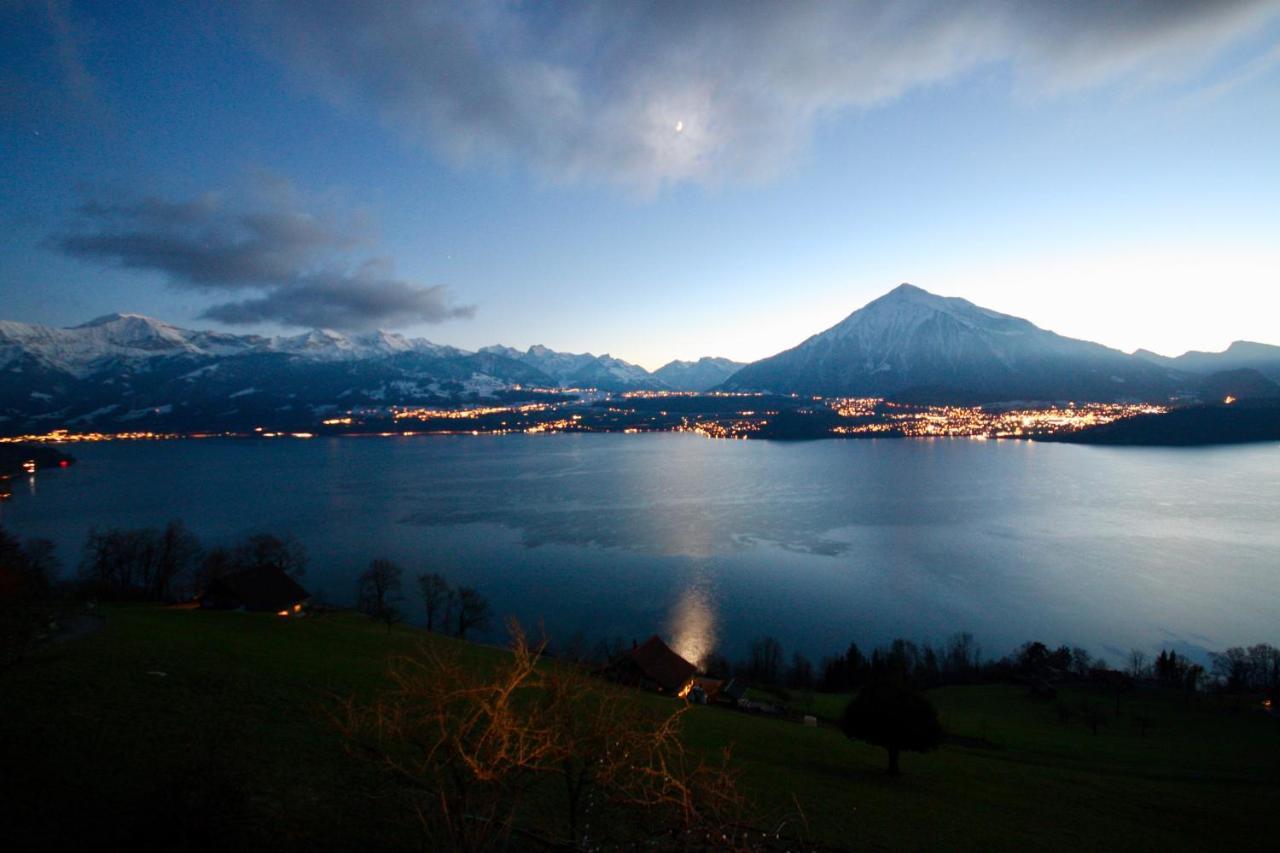 Chalet Egglen "Typical Swiss House, Best Views, Private Jacuzzi" Зигрисвил Екстериор снимка